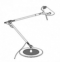 Настольная лампа с деревянным основанием и кожаной отделкой Isixty L2