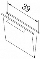 Подвесная картонная папка для тумб-картотек Attiva B/106CPL