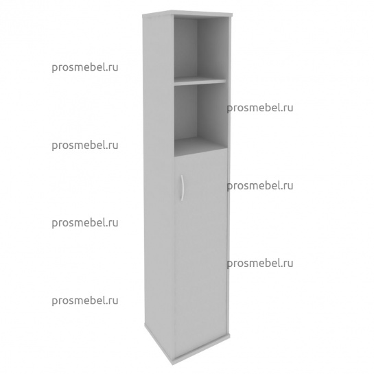 Шкаф высокий узкий Riva (1 средняя дверь ЛДСП)